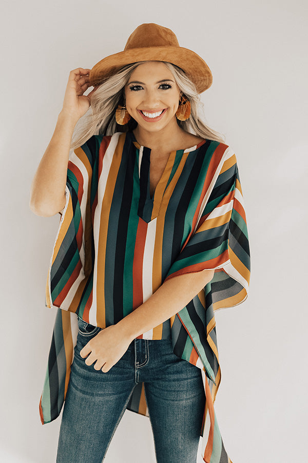 Cool Weather Feels Stripe Tunic Image - 3