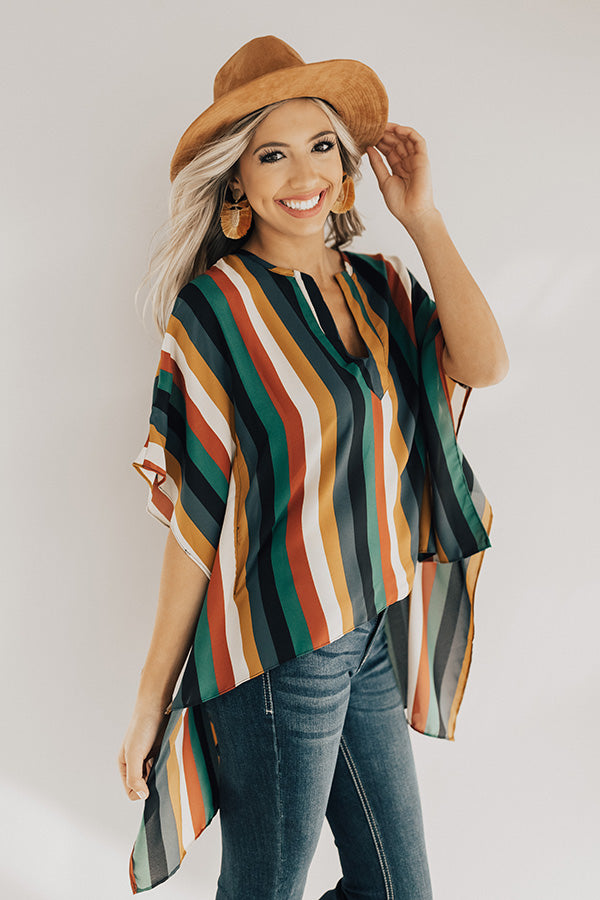 Cool Weather Feels Stripe Tunic Image - 1