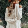 Snow Valley Snuggles Chenille Sweater in Ivory Image - 1