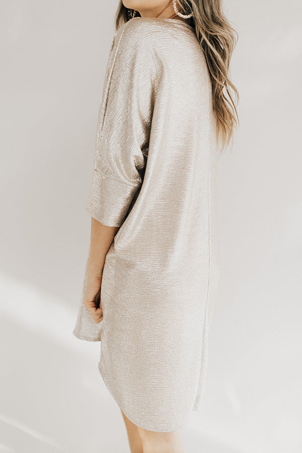 Champagne Dreams Shift Dress Image - 3