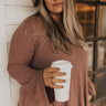 Sugar And Extra Spice Waffle Knit Top Curves Image - 1