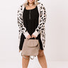 Spotted In Manhattan Leopard Cardigan in Cream Curves Image - 1