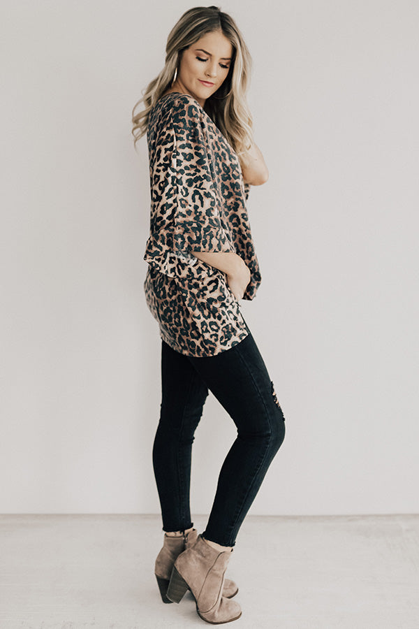 Vegas Vibes Leopard Top Image - 3