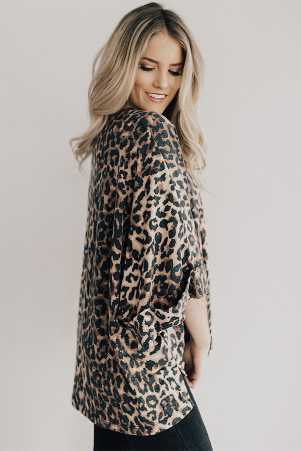 Vegas Vibes Leopard Top Image - 4