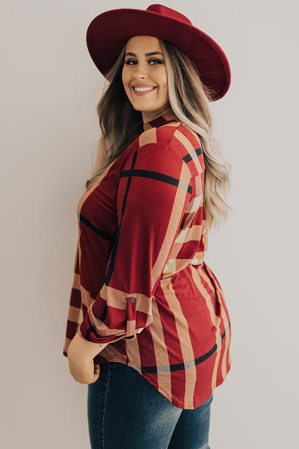 Crisp Days Shift Top Curves Image - 4