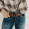 Chic For Sure Belt In Chestnut Image - 1