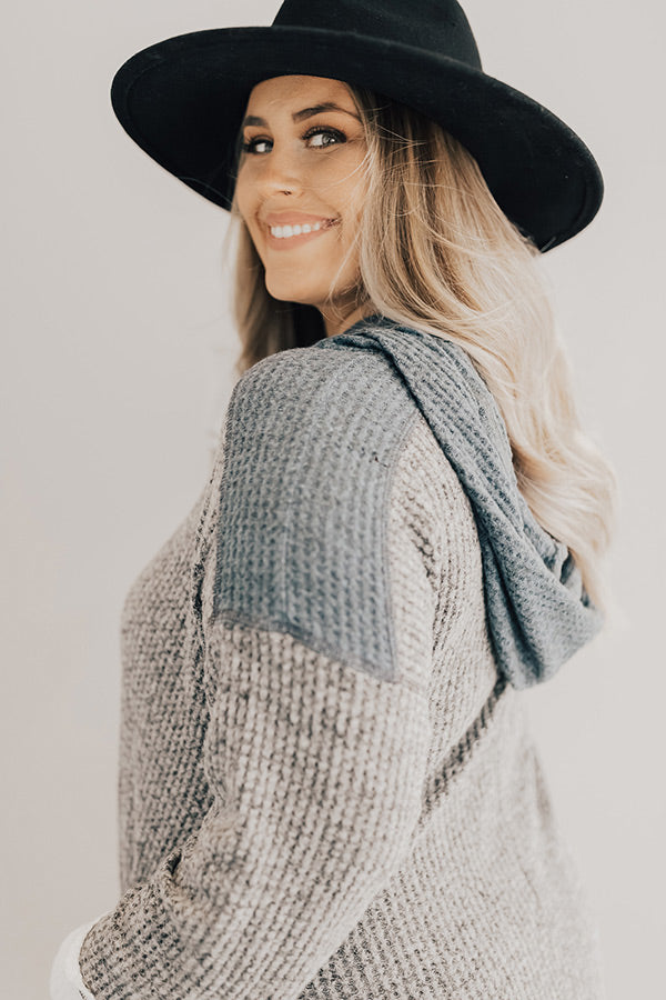 Vail Getaway Waffle Knit Sweater Dress Curves Image - 4