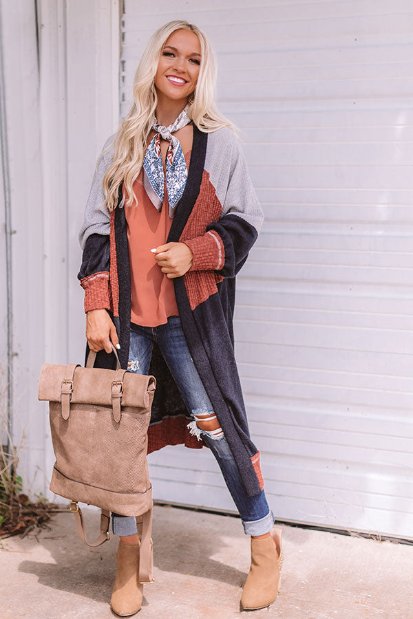 Dream Of Me Color Block Cardigan Image - 1
