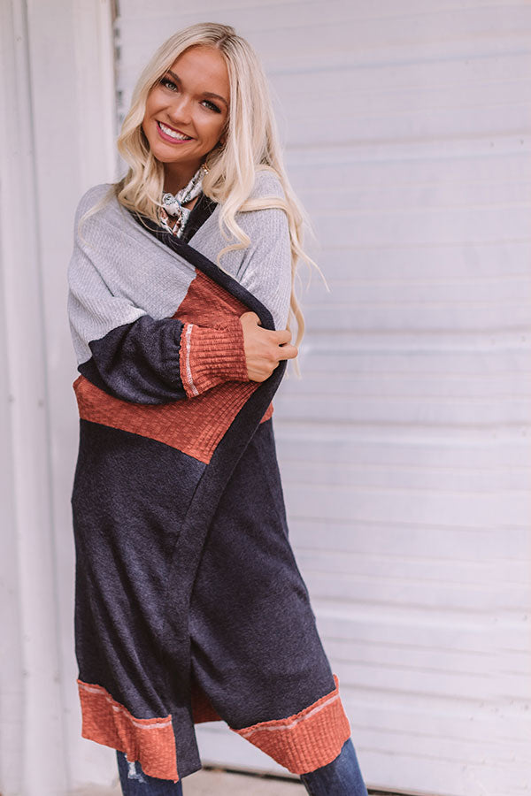 Dream Of Me Color Block Cardigan Image - 1