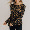 Cozy Jet Setting Leopard Shift Sweater Image - 1