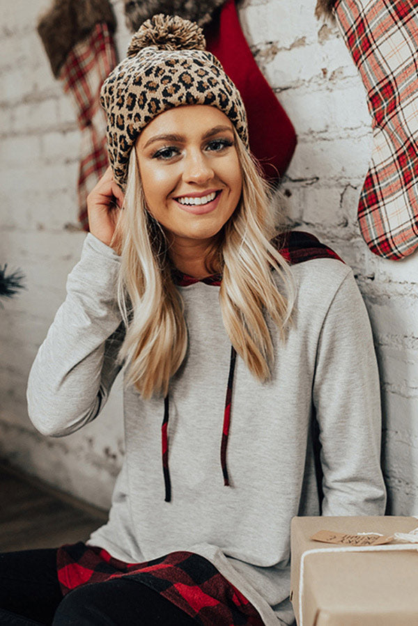 She's Got Class Leopard Beanie Image - 2