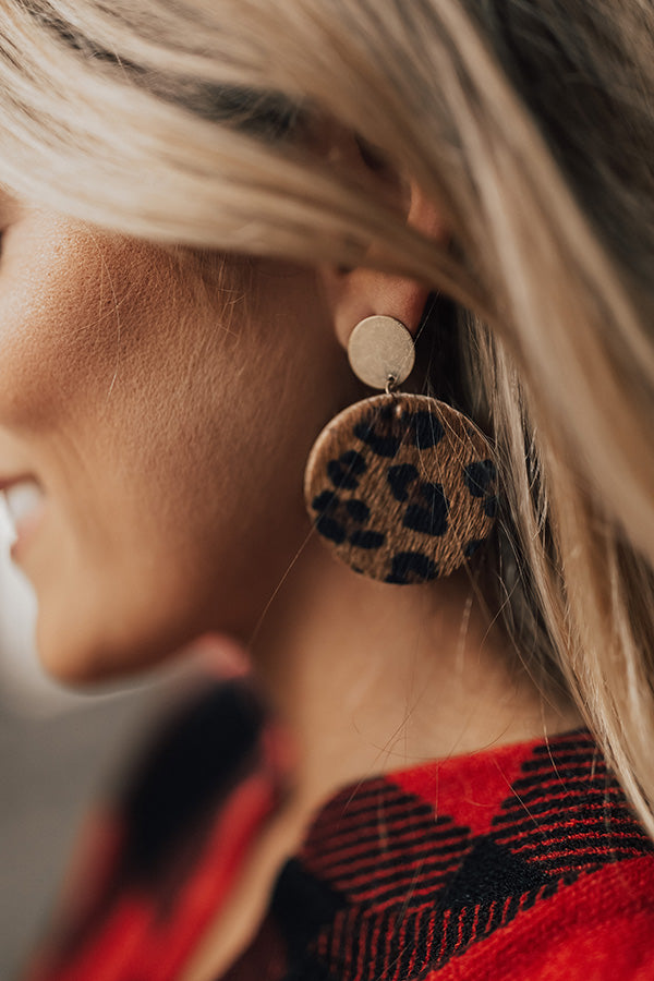 Leopard On My Mind Earrings Image - 3