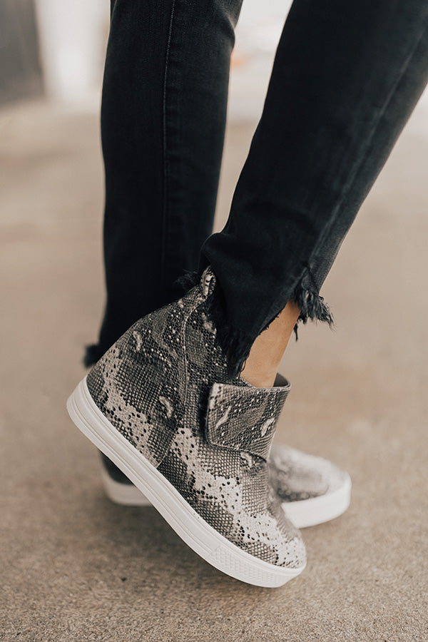 The Penny Lane Snake Print Bootie