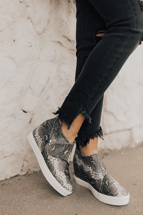 The Penny Lane Snake Print Bootie Image - 3