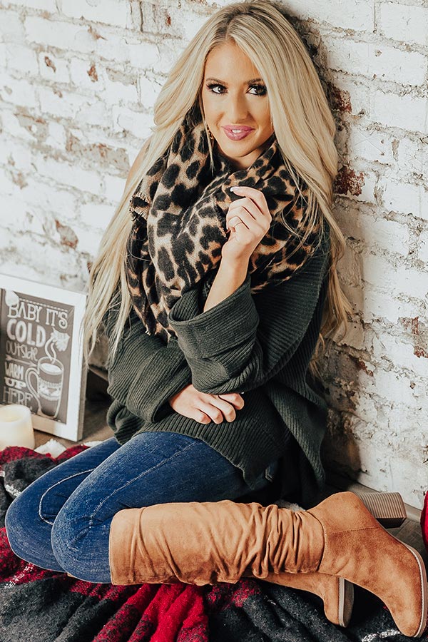 Leader Of The Pack Leopard Scarf Image - 1