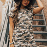 VIP Travels Camo T-shirt Dress Image - 1