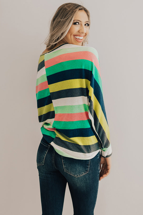 Cali Cold Front Stripe Top Image - 4