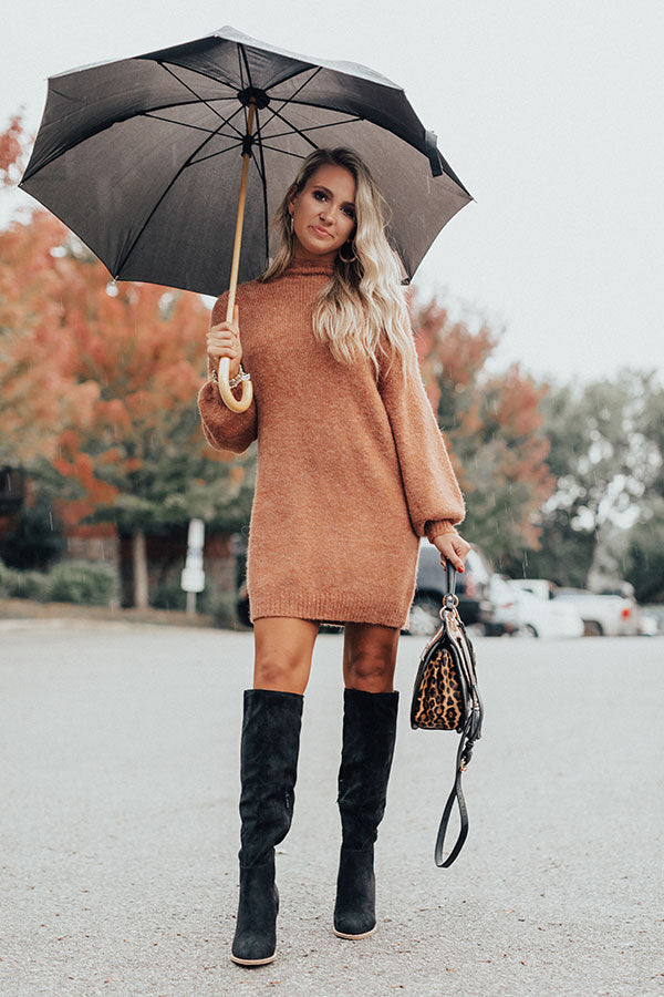 The Lynn Knee High Boot In Black Image - 3