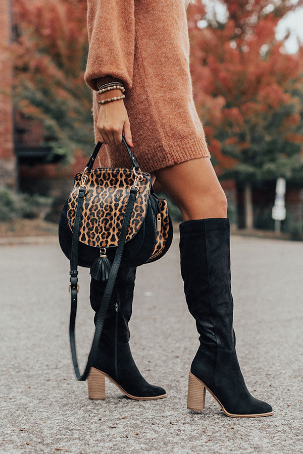 The Lynn Knee High Boot In Warm Taupe • Impressions Online Boutique