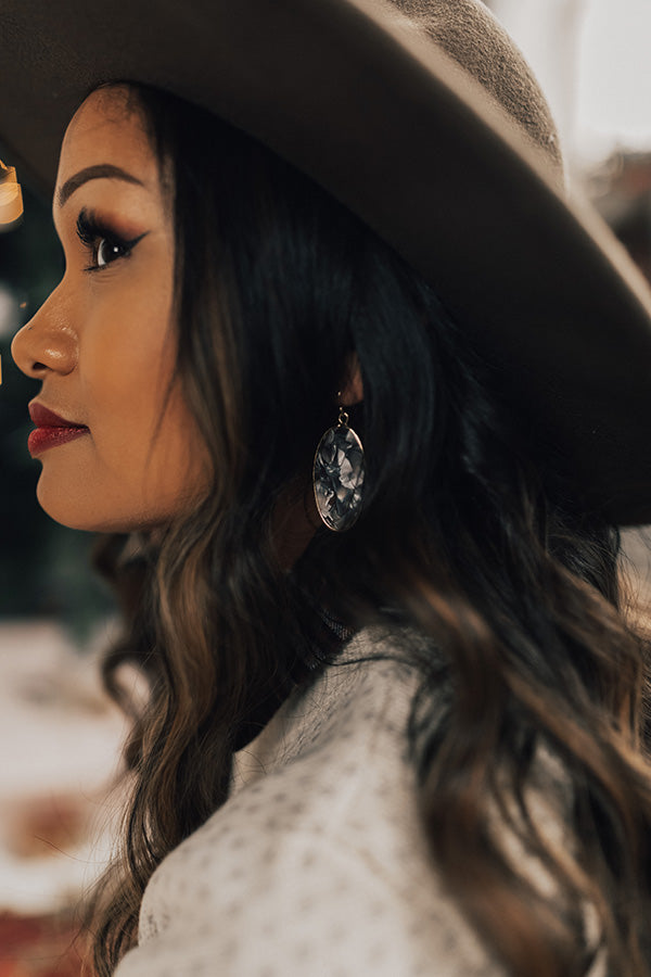 A Day In Paris Earrings In Grey Image - 1