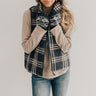Mountain Valley Plaid Vest in Navy Image - 1