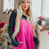 Arctic Chill Fleece Shift Sweater in Fuchsia Image - 1