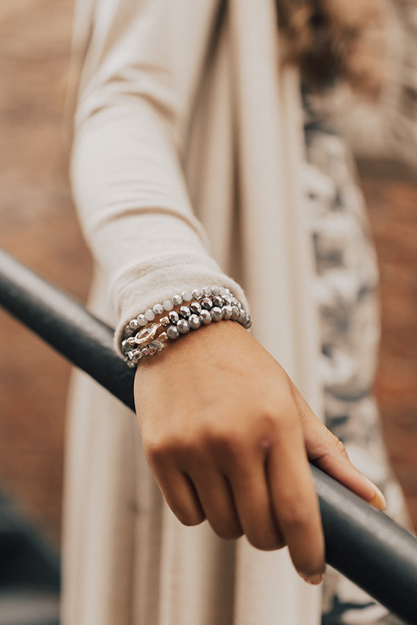 Big City Lights Semi Precious Bracelet Set Image - 1