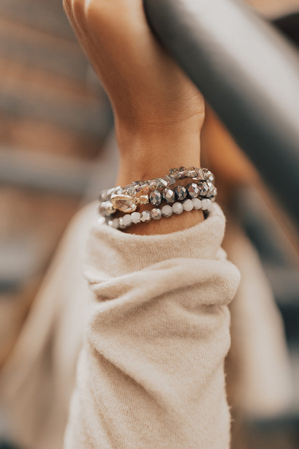 Big City Lights Semi Precious Bracelet Set Image - 2