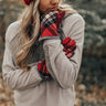 Fashion Week Vibes Plaid Gloves Image - 1