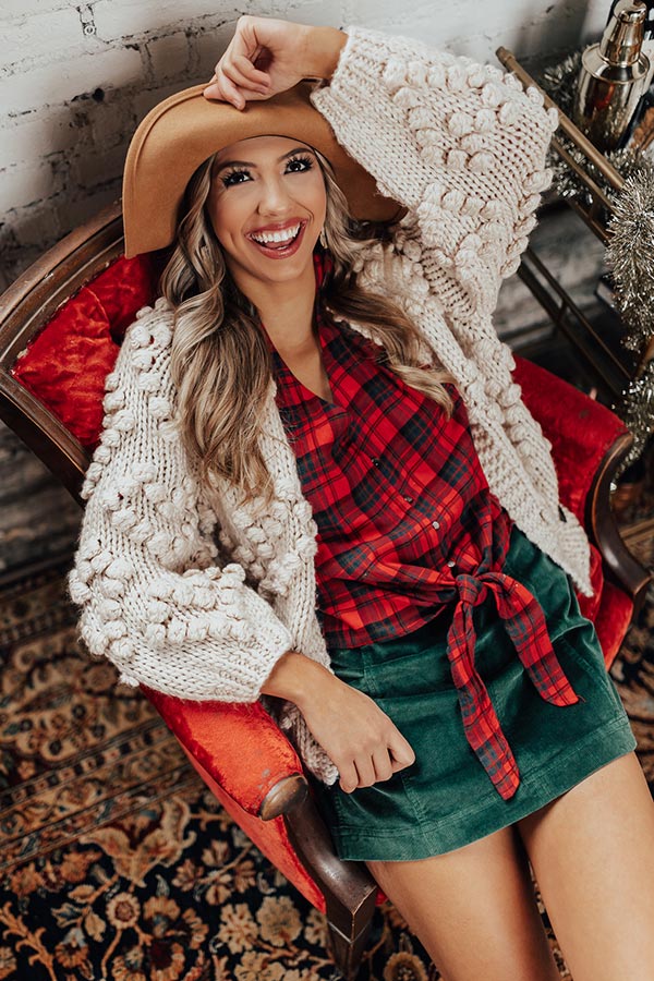 Spotlight Nights Hand-Knit Cardigan Image - 1