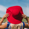 Living The Dream Hat In Red Image - 1