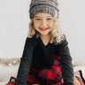 Children's CC Two Tone Beanie In Grey Image - 1