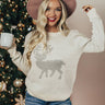 Evergreen Bliss Shift Sweater in Ivory Image - 1
