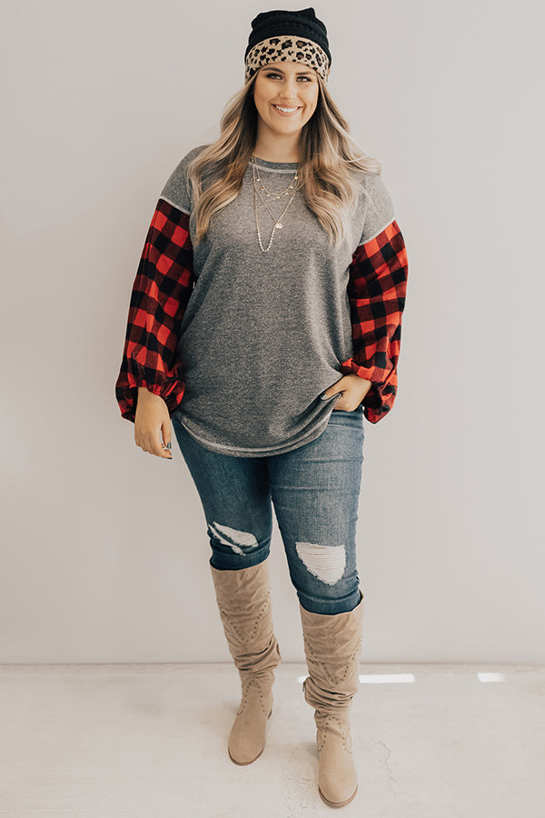 Cocoa and Christmas Lights Shift Tunic Curves Image - 1