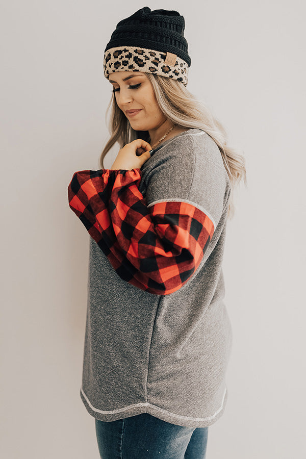 Cocoa and Christmas Lights Shift Tunic Curves Image - 4