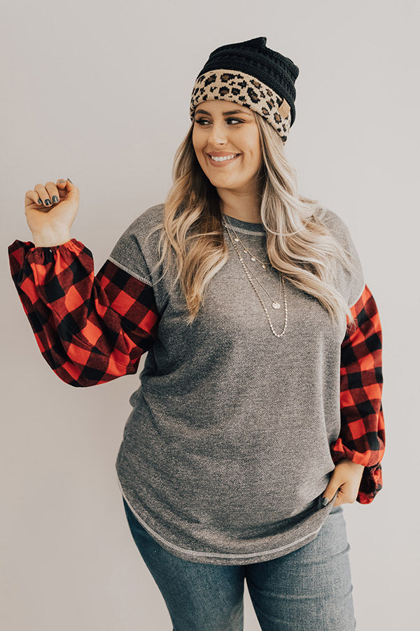 Cocoa and Christmas Lights Shift Tunic Curves Image - 2