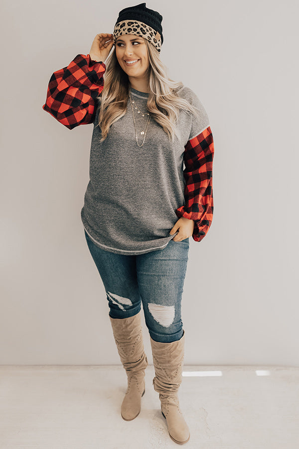 Cocoa and Christmas Lights Shift Tunic Curves Image - 3