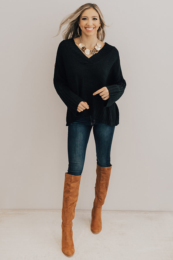 Frost And Frose' Shift Sweater In Black Image - 2