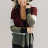 So Cozy Together Color Block Cardigan Image - 1