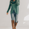 Sweeter Than Cider Sweater in Teal Image - 1