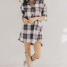 Chic And Stylish Plaid Shift Dress in Olive Image - 1