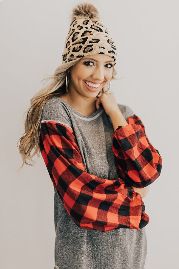 Vip Spot Leopard Beanie Image - 1