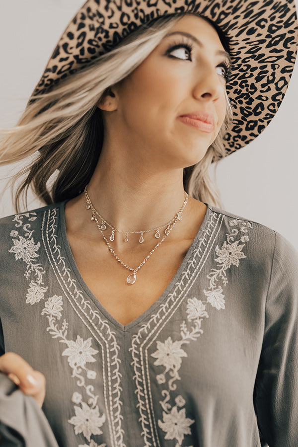 She's A Gem Layered Necklace Image - 1