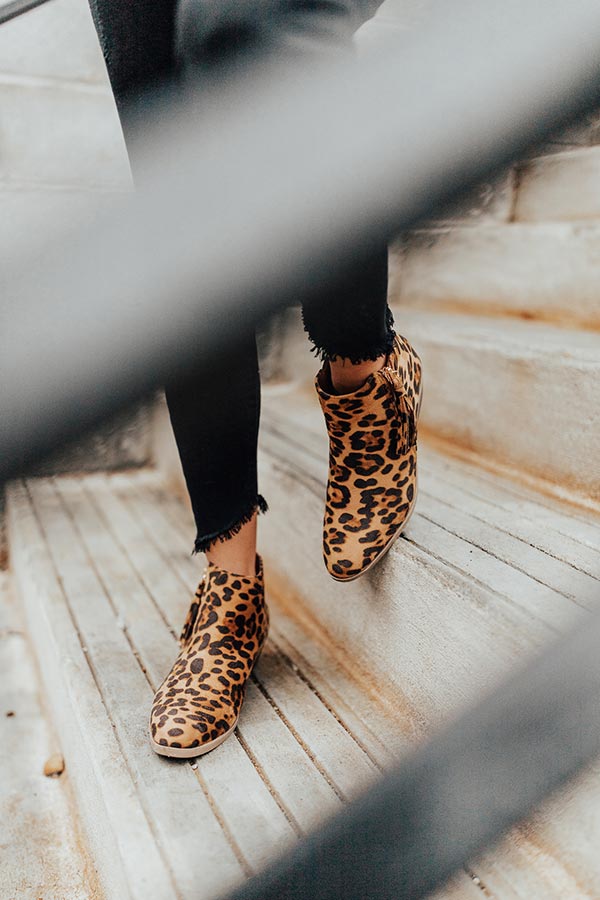 The Landry Leopard Bootie Image - 1