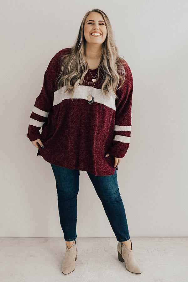 Skiing The Alps Shift Sweater  Curves Image - 2