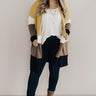 Chill Night Breeze Color Block Cardigan Curves Image - 1