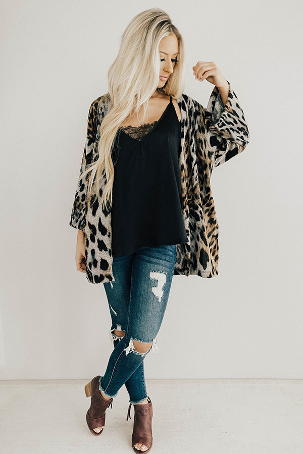 Spotted And Fabulous Leopard Cardigan