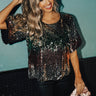 Let Your Light Shine Sequin Top Image - 1