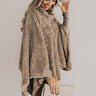 First Flurries Plush Poncho Image - 1