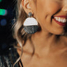 Glam Goals Earrings In Black Image - 1